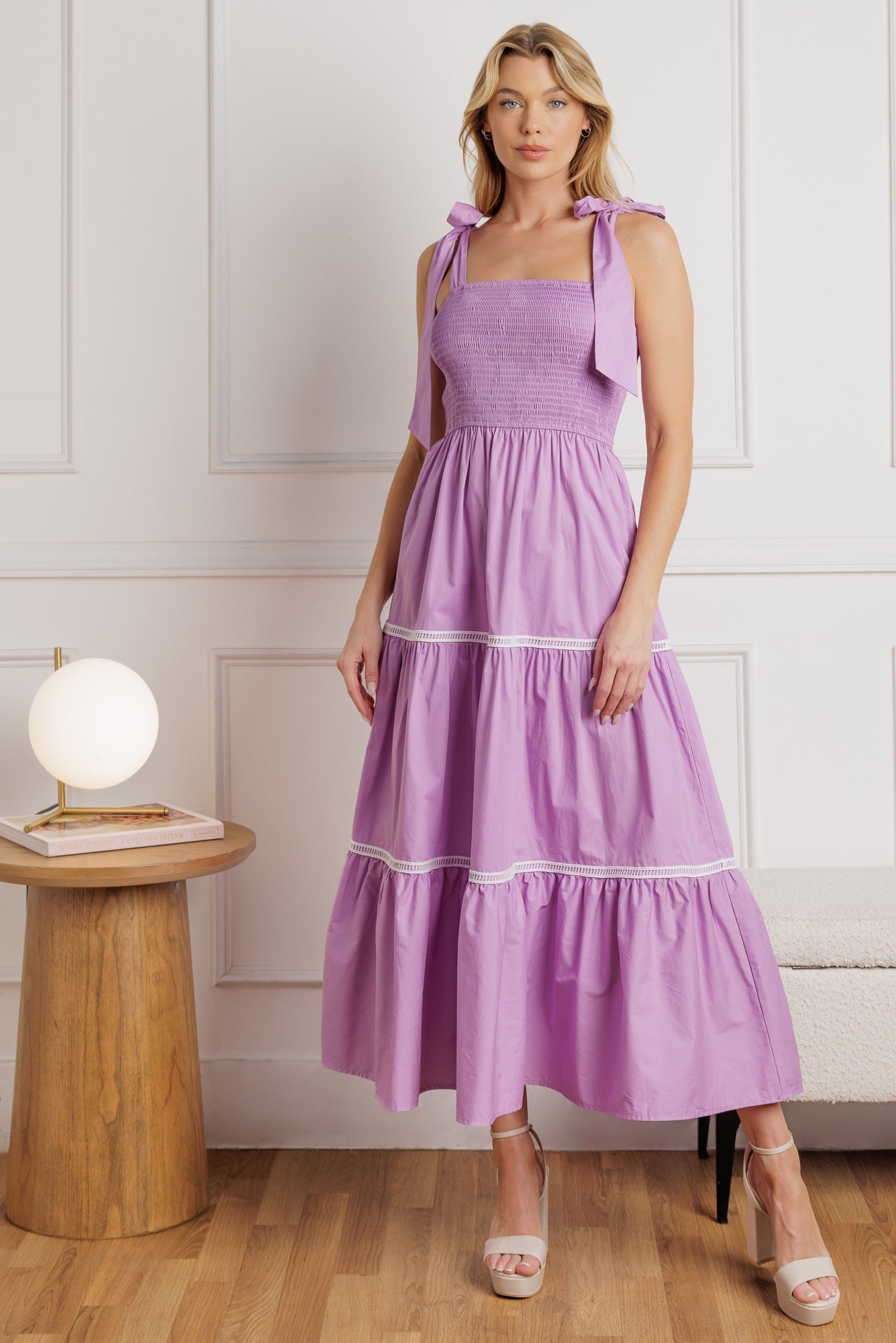 BETTER THAN EVER POPLIN MIDI DRESS Flying Tomato